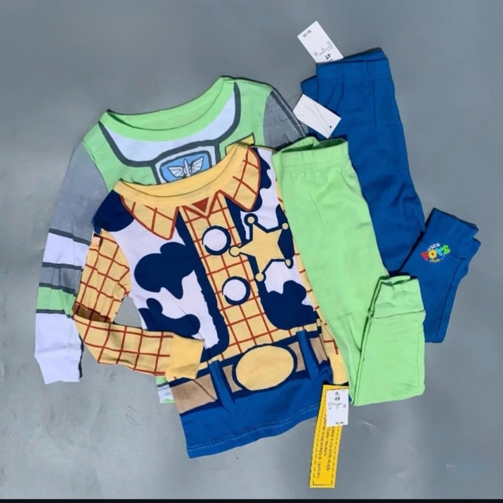 Disney Toy Story Kids Pajama Sets - Woody and Buzz Lightyear